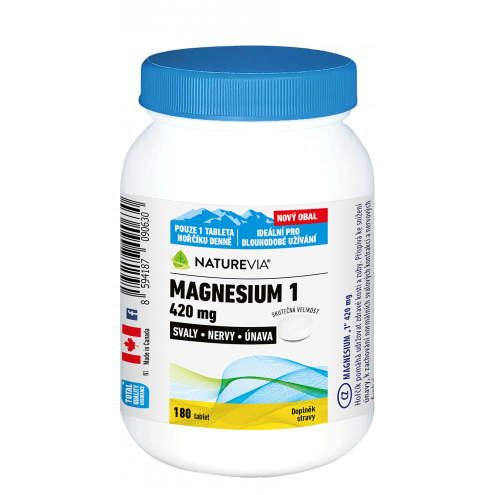 Swiss NatureVia Magnesium 1 - Магний 420 мг, 180 таблеток